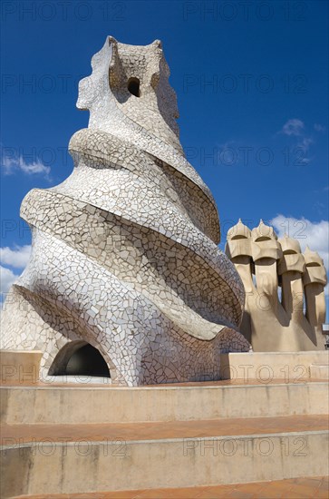 Spain, Catalonia, Barcelona, La Pedrera.