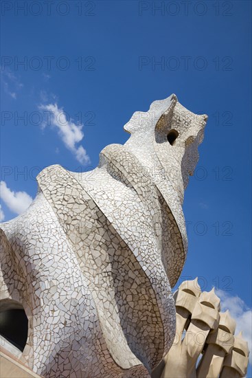 Spain, Catalonia, Barcelona, La Pedrera.