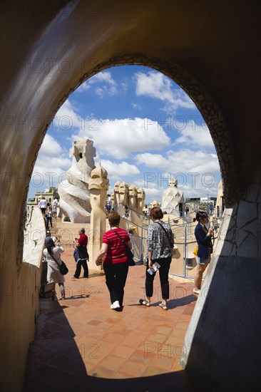 Spain, Catalonia, Barcelona, La Pedrera.