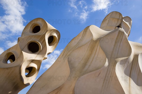 Spain, Catalonia, Barcelona, La Pedrera.