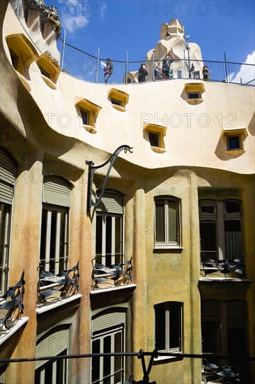 Spain, Catalonia, Barcelona, La Pedrera.