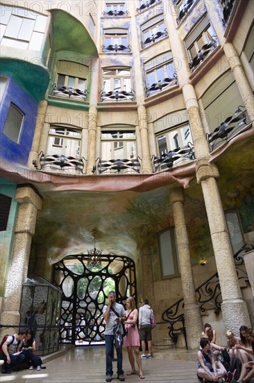 Spain, Catalonia, Barcelona, La Pedrera.