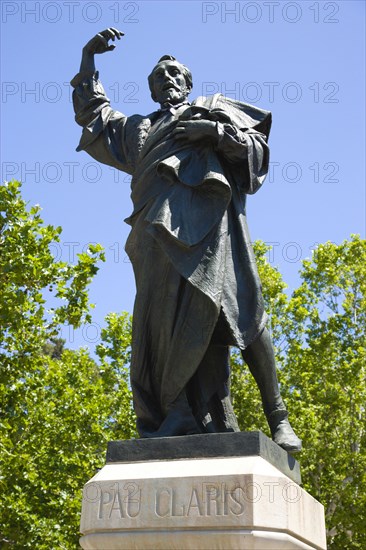 Spain, Catalonia, Barcelona, Statue of Pau Claris.