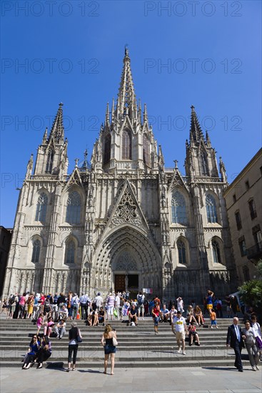 Spain, Catalonia, Barcelona, Cathedral.