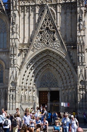 Spain, Catalonia, Barcelona, Cathedral.