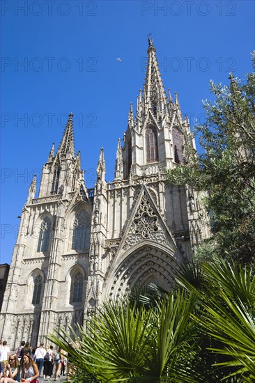 Spain, Catalonia, Barcelona, Cathedral.