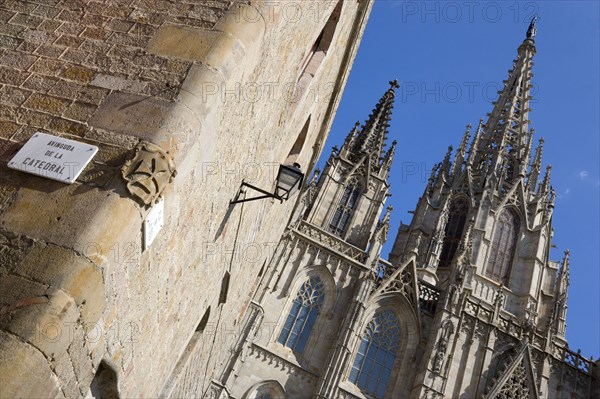 Spain, Catalonia, Barcelona, Cathedral.