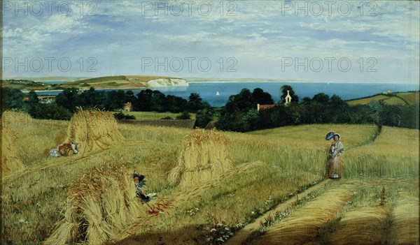 Burchett, View across the Sandown Bay, Isle of Wight