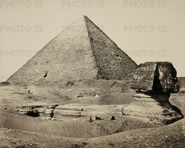 Frith, La grande pyramide et le sphinx