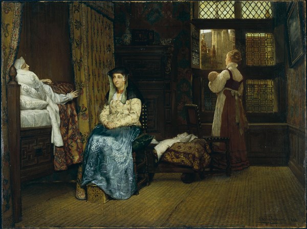 Alma-Tadema, La visite