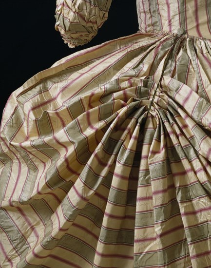 Robe à la polonaise (détail), Angleterre