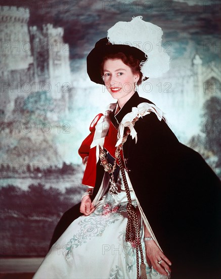 Portrait de la reine Elisabeth II