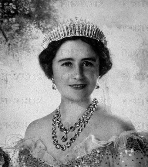 Beaton, La reine Elizabeth d'Angleterre (Reine Mère)