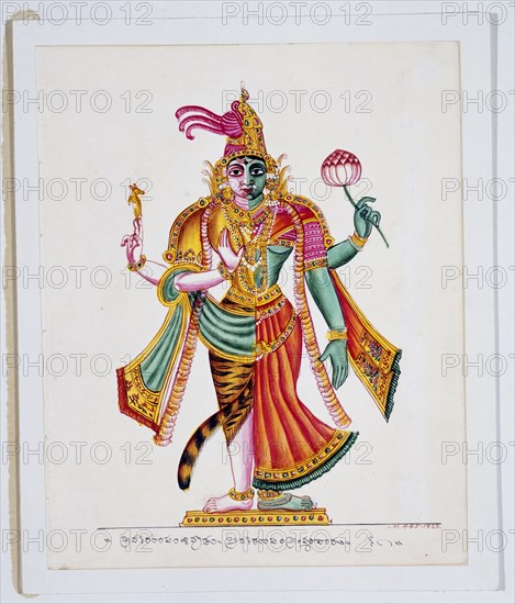 Ardhanari, l'union de Shiva et Parvati