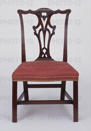 Side Chair; carved mahogany;after Thomas Chippendale;English (probably North of England);1754 - 80.