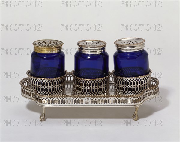 Sheffield Plate Inkstand.  England, c.1780.