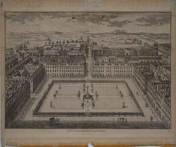 Days, King's Square à Londres, 1754