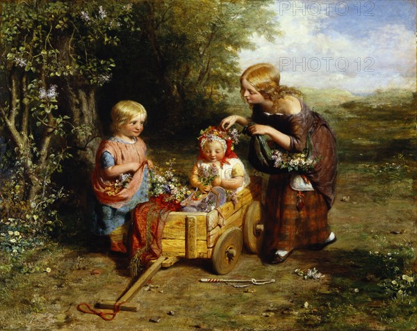 Spring Flowers, by George Smith. England, 1851