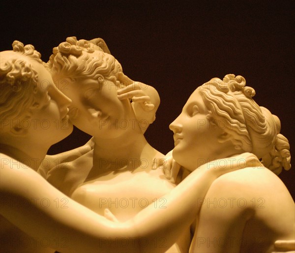 Canova, Les Trois Grâces (détail)