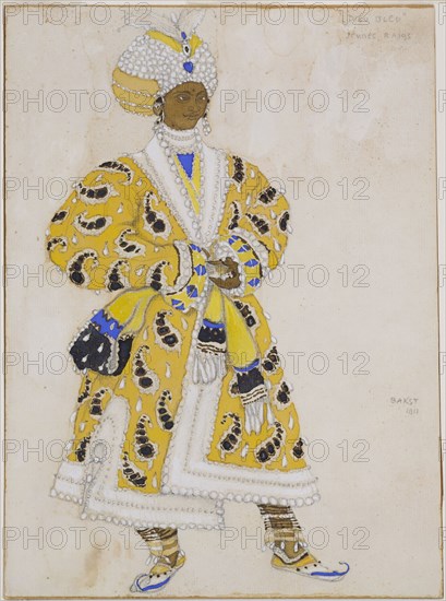 Bakst, Jeune Radjah en costume