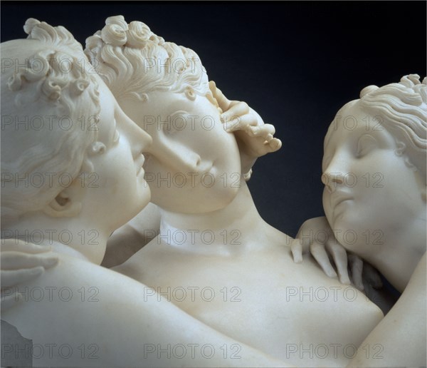 Canova, Les Trois Grâces (détail)