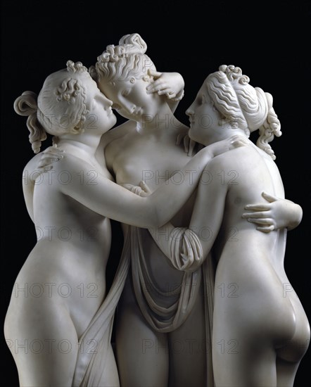 Canova, Les Trois Grâces (détail)