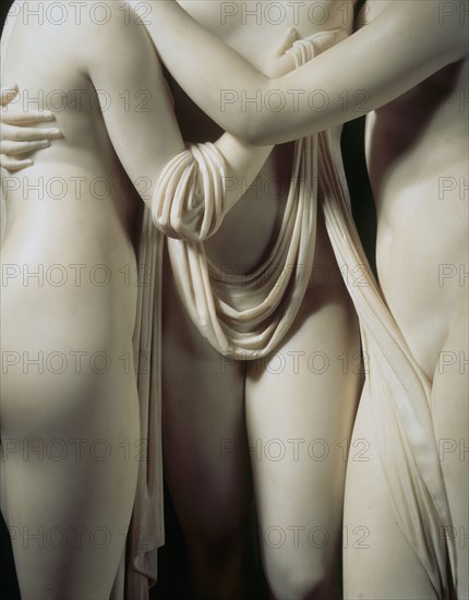 Canova, Les Trois Grâces (détail)