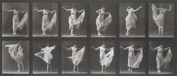 Dancing Girl, Animal Locomotion, photo Eadweard Muybridge. U.S.A., 1887