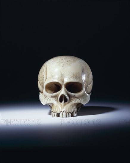 Netsuke en forme de crâne