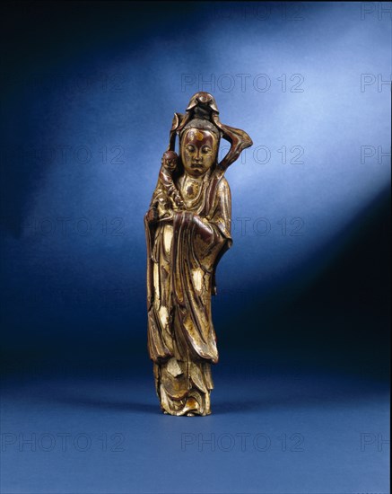 Statuette représentant Guanyin, déité bouddhique