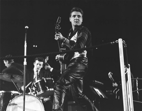 Eddie Cochran lors d'un concert en 1960
