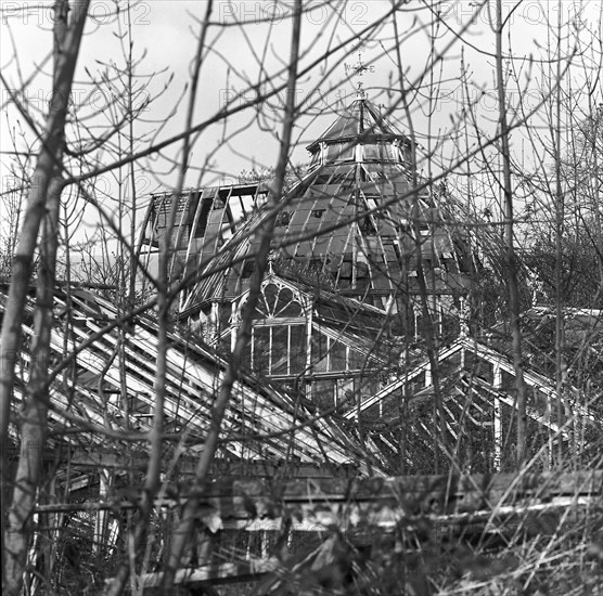 Bâtiment londonien à l'abandon, vers 1940