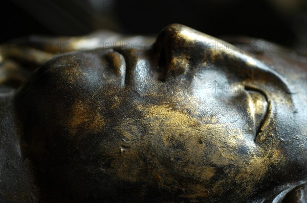 Moulage du visage d'Aliénor de Castille de William Torel