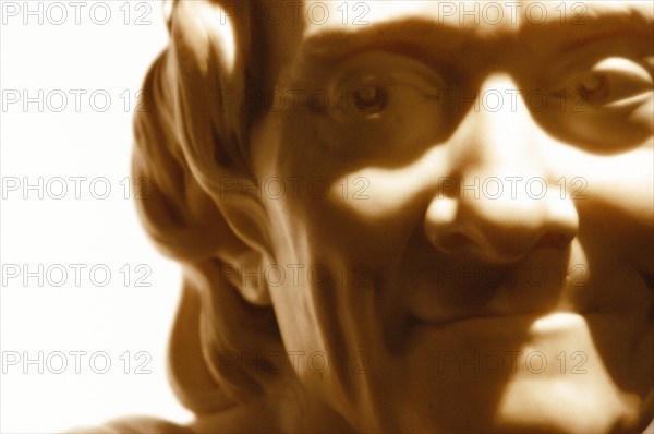 Houdon, Buste de Voltaire (détail)