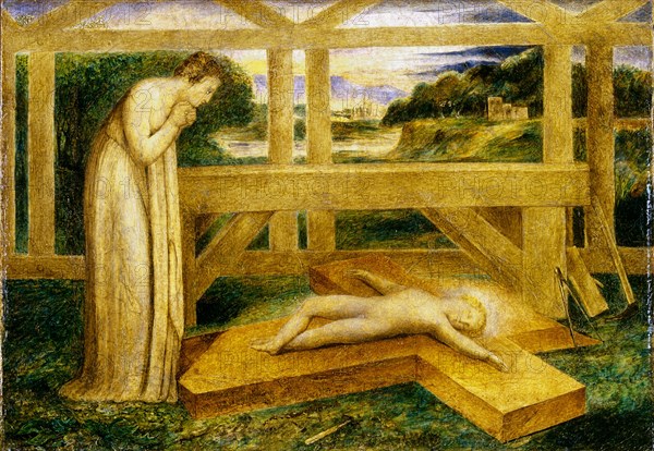 Blake, Jésus enfant sur la croix