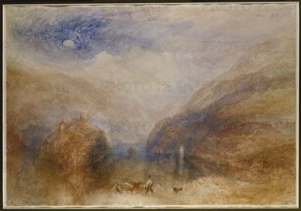 Turner, Le lac de Brienz vu du Lauerzersee