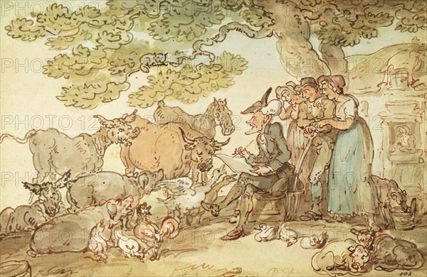 Rowlandson, Dr. Syntax dessine la nature