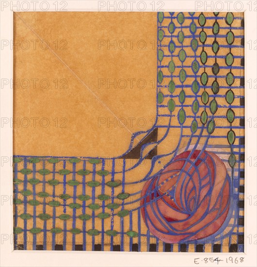 Mackintosh, Motif pour du tissu imprimé