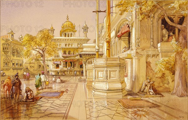 Simpson, Akal Boonga au Temple d'Or d'Amritsar