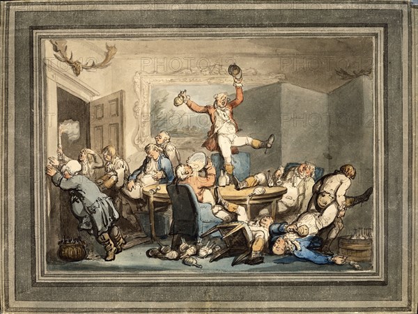 Rowlandson, The hunt supper