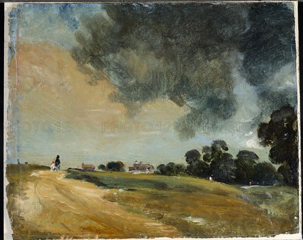 Constable, Vue de Hampstead, vers l'est