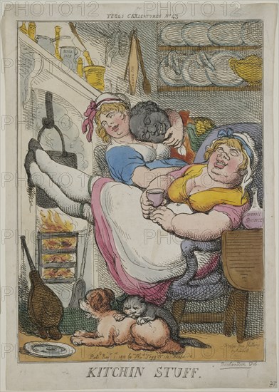 Rowlandson, Scène de cuisine