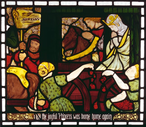 Rossetti, La Légende de Saint Georges