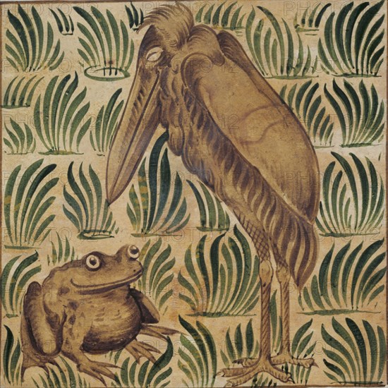 De Morgan, Cigogne et grenouille