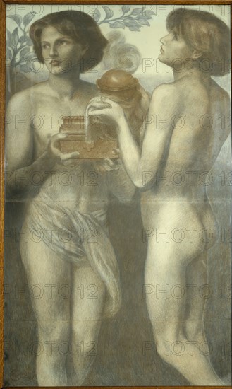 Rossetti, Etude des deux jeunes suivants de La Bella Mano