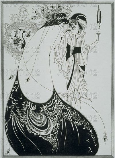 Beardsley, La Jupe de Paon