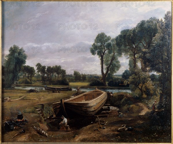 Constable, Chantier naval, près du moulin de Flatford