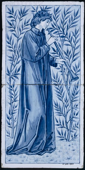 Burne-Jones, Carreau de céramique