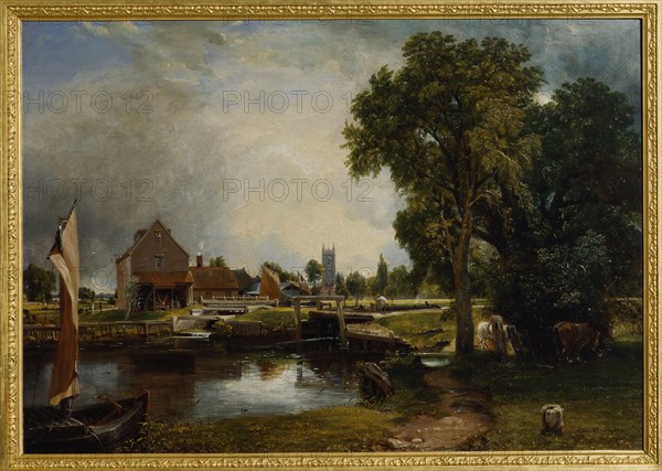 Constable, Dedham Lock and Mill