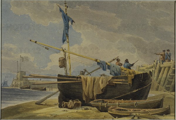 Anonymous, Boats with Fishermen